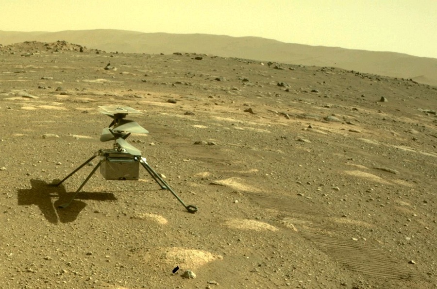 9468768456g754v53-1 Марсианский вертолет Ingenuity © NASA/JPL-Caltech