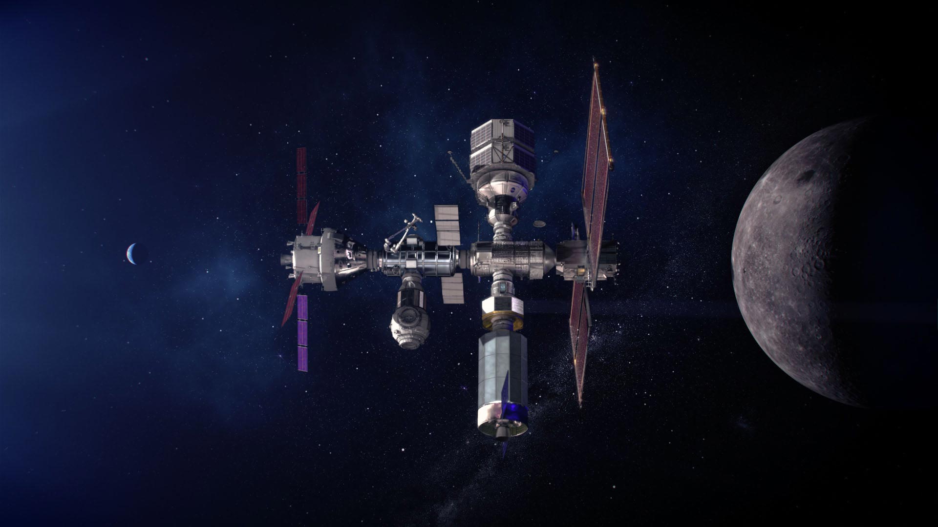 Будущая лунная станция NASA - Gateway