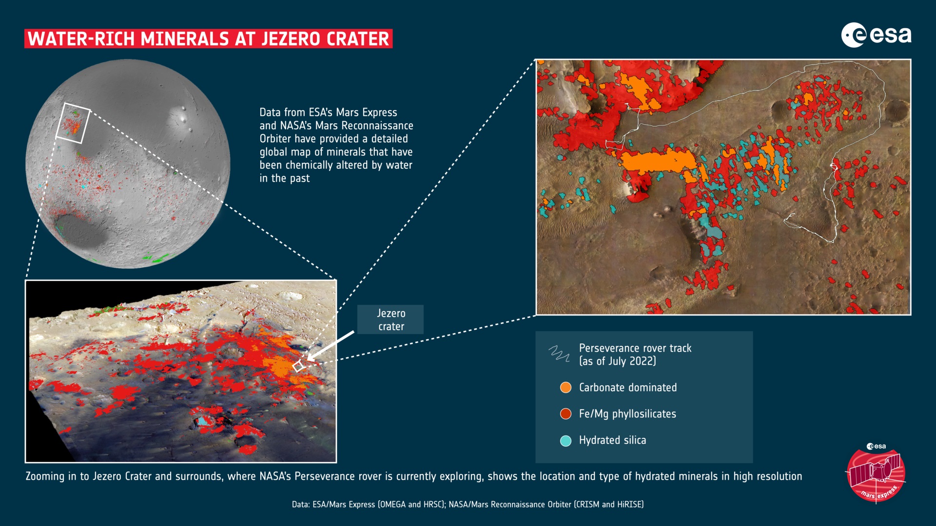 water-rich_minerals_at_jezero_crater_pillars Кратер Джезеро и его окрестности